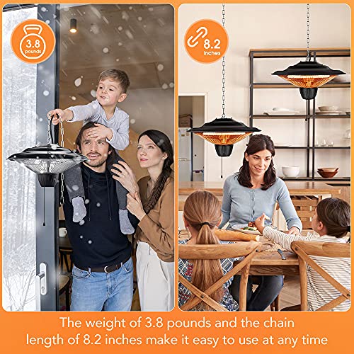 Patio HeaterTRUSTECH Patio Heater, 1500W Outdoor Heater, Thanksgiving