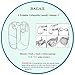 BAGAIL 2-Pack 85L Pop-up Mesh Laundry Hamper with Reinforced Carry Handles,Foldable Collapsible Laundry Basket with Side Pocket