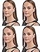 FIBO STEEL 4 Pairs 4 Colors Stainless Steel Small Hoop Earrings for Women Girls Huggie Earrings 25MM
