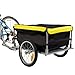 Best Choice Products Tow Hauler Garden Bike Cargo Trailer Bicycle with Cover Shopping Cart Carrier