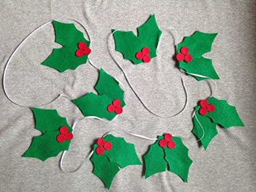Holly Christmas Garland