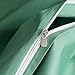SUSYBAO 2 Pieces Duvet Cover Set 100% Natural Cotton Twin/Single Size 1 Duvet Cover 1 Pillow Sham Emerald Green Luxury Quality Ultra Soft Breathable Durable Easy Care Solid Bedding with Zipper Ties