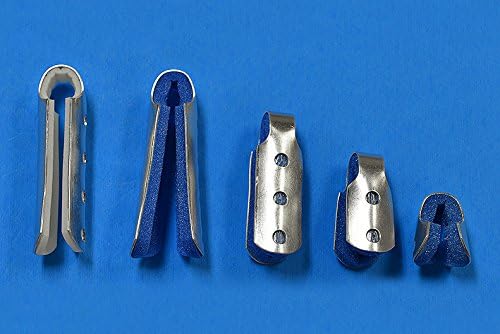 Ortho Splints - Finger Cot Splint 3" Large, Blue Padded (Pack of 12)