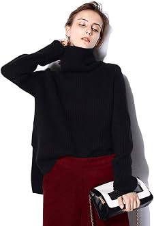 Winter sweater Black turtleneck 