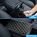 GAMPRO Luxury PU Soft Leather Car Center Console Cushion(30×20×2cm) Vehicle Seat Cushions Armrest Pillow Pad for Car Motor Auto Vehicle, Raises Your Center Console.(Black)