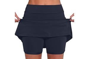 Skorts for Women Plus Size Dressy Shorts High Wasited Golf Casual Summer Pants Workout Athletic Skirts with Pocket