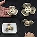 Fidget Spinner Toy Ultra Durable Stainless Steel Bearing High Speed 3-5 Min Spins Precision Metal Material Hand spinner EDC ADHD Focus Anxiety Stress Relief Boredom Killing Time Toys 02,Gold