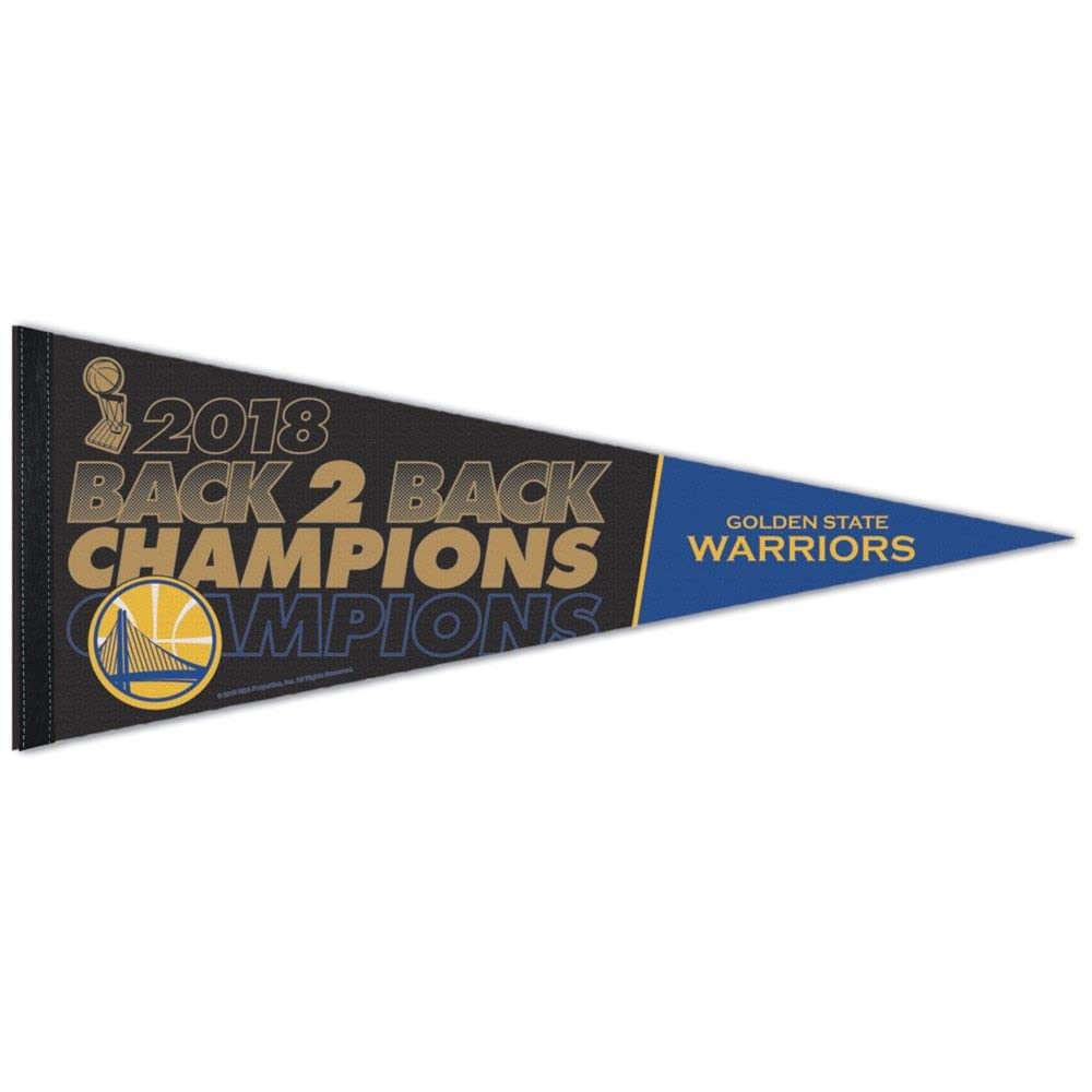 WinCraft NBA GOLDEN STATE WARRIORS 2018 Champions Premium Pennant