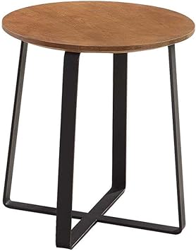Amazon Com L Life End Tables Side Table Modern Minimalist Small Coffee Table Living Room Sofa Next To The Cabinet Mini Round Table Wrought Iron Coffee Table Furniture Decor