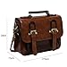 ECOSUSI Women Faux Leather Vintage Small Satchel Bag Crossbody Purse