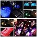 Car LED Strip Lights Interior LIghts Kit, Henlight 4 Pcs 36LED 16 Colors Multi-color Car Under Dash Lighting, Waterproof Car Neno Lights Strip with Multi-Mode Change and Remote Control