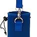 Made Easy Kit Neoprene Water Bottle Carrier Holder with Adjustable Shoulder Strap for Insulating & Carrying Water Container Canteen Flask Available in 5 Sizes (Blue, L (32oz / 1.5L))