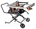 WEN 3720 15A Jobsite Table Saw with Rolling Stand, 10