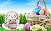 KINREX Stuffed Bunny Rabbit Plush - Easter Animal Plush Toys for Kids - Baby Easter Basket Stuffers Gifts - Measures 11.81