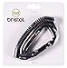 Heavy Duty Black Combination Lock Cable | Best Security PIN Locking Chain Secures Your Motocycle Gear, Bike Helmet, Jacket, Cabinets & Luggage | Waterproof Self-Coiling Masterlock With Rubber Sleeve