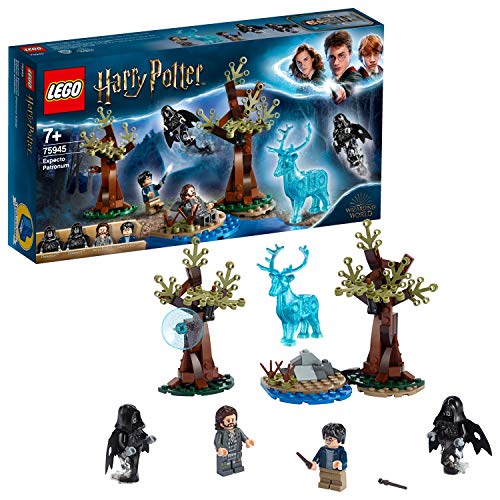 LEGO 75945 Harry Potter Expecto Patronum Set mit 4 Minifiguren und Patronus Hirsch-Figur