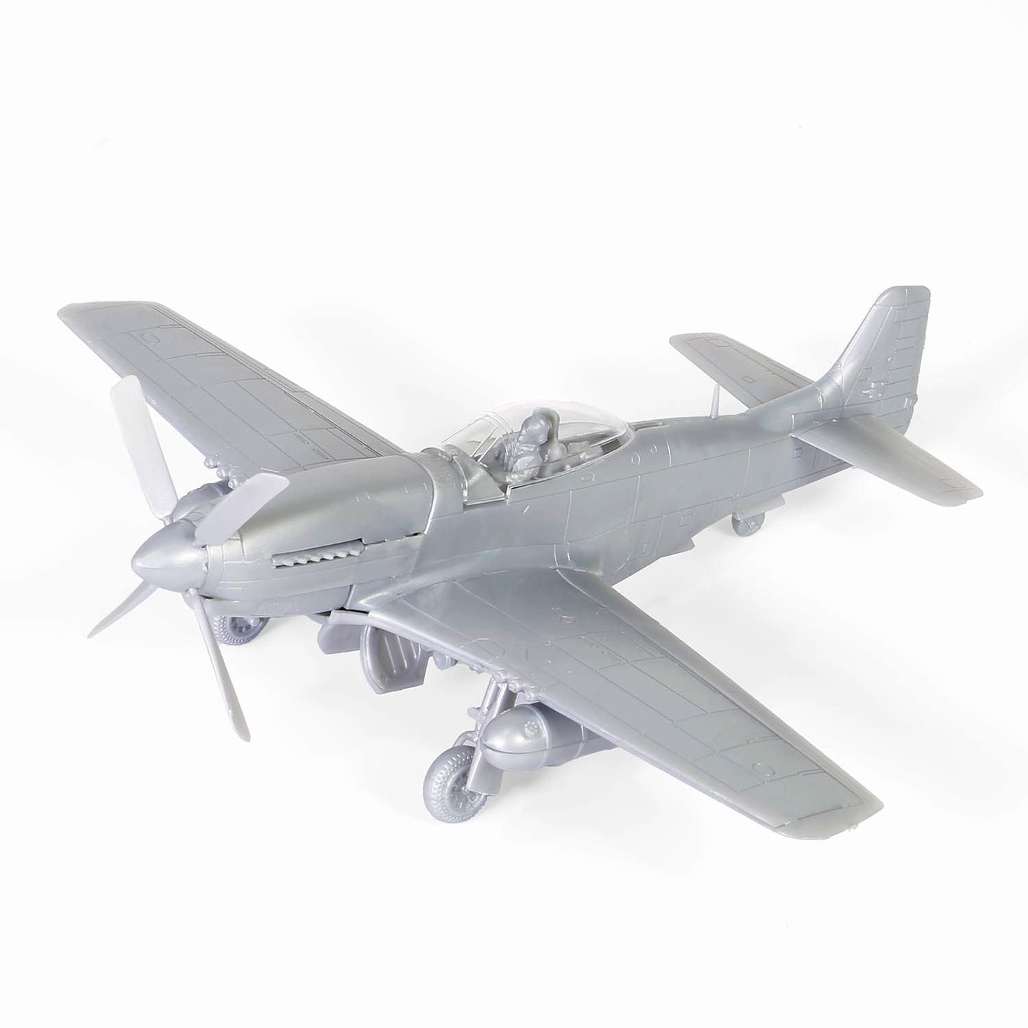 Forces of Valor 1:72 US P-51D Mustang January 1945 - Standing Model, Model Building, Diorama Model, Military Model Building, Plastic Kit