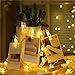 LED Photo Clip Fairy String Lights: 16FT Photo Hanging Twinkle Clip Lights with 30 LED Warm White Battery Operated Anti Fray Wire Clips- Great for Bedrooms,Wedding Party, Dorm Rooms, and Home Decor