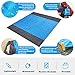 Meinice [82‘’×79‘’] Sand Free Beach Mat, Beach Blanket Sand Proof with Waterproof Phone Case,Camping Mat Waterproof Beach Accessories & Portable Family Picnic Matthumb 2