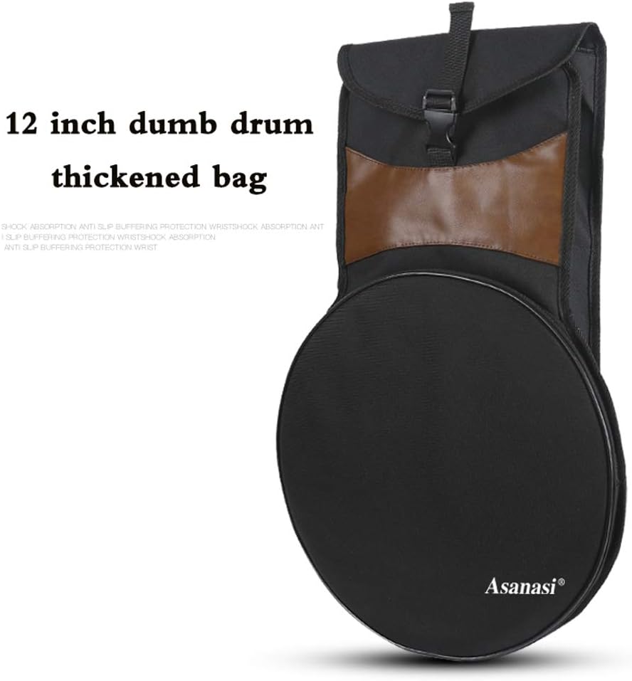 ZHXY Drum Practice Pads Drum Pad Gray 12 Inch Practice Training Drum Pads Adjustable Stand Set Snare Stand Set Practice Pad Portable Drum Pad Drumsticks Drumstick Bag And Portable Bags For Drum Stand