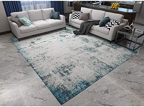 ETH Indoor Living Room Bedroom Home Silky And Smooth Carpet Mat Light Simple Nordic American Modern Abstract Printed Bedside Carpet Halloween carnival (Size : 200 * 250)