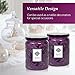 Aromatherapy Scented Candles - Great for Minimalistic Home Decor, Stress Relief, and Gift Set of Two 16 Ounce Mason Jar Candles (Island Orchid)