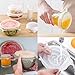 Silicone Stretch Lids - MMTX 12Pcs Reusable Food Storage Lids Durable Silicone Bowl Covers Elastic Food Covers with Various Sizes, Keep Food Fresh
