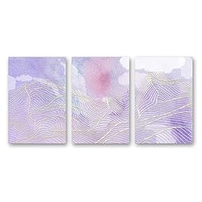 3 Panel Canvas Wall Art Abstract Painting Pictures Home Wall Decorations for Bedroom Living Room Paintings Canvas Prints Framed - 16"x24" x 3 Panels