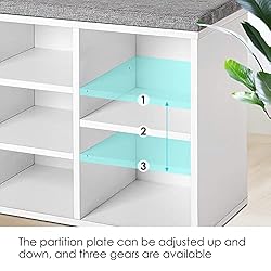 PayLessHere Shoe Bench Storage Bench 10