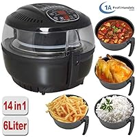 Mua Klarstein Vitair Oil Free Hot Air Fryer Grill Bake 1400w Halogen Heating 9l Capacity Lcd Display 310 Viewing Window Green Tren Amazon Äá»©c Chinh Hang 2020 Fado