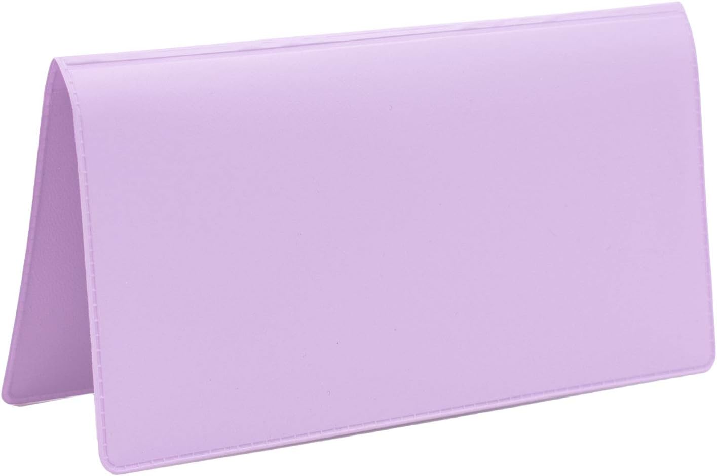 Lavendar Vinyl Checkbook Cover, Top Tear Personal Vinyl Checkbook Cover