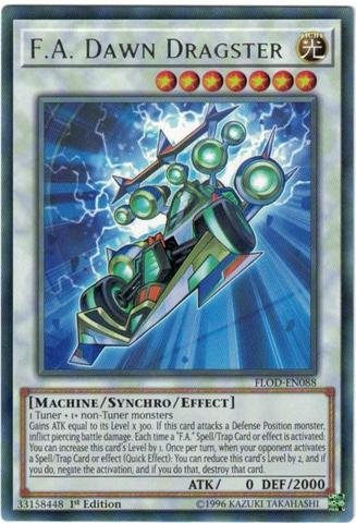 F.A. Dawn Dragster - FLOD-EN088 - Rare - 1st Edition - Flames of Destruction