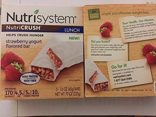 Nutrisystem Strawberry Yogurt 10 Bars