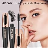 HIVETZ 4D Waterproof Mascara - Black Volume Length, False Lash Effect, Soft view 7