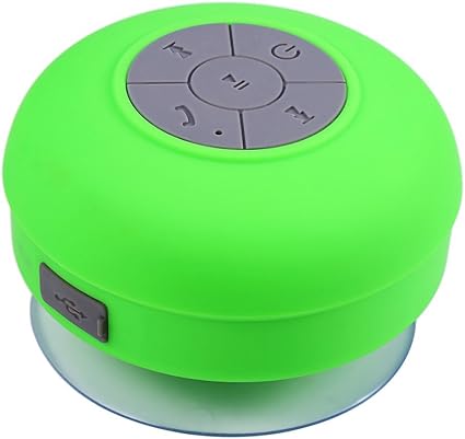 mini hifi waterproof wireless bluetooth handsfree mic suction speaker shower car