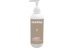 Gradual Self Tanning Lotion by SunnaTan - Hydrating Formula Made With Hyaluronic Acid & Jojoba - Organic & Natural Ingredient