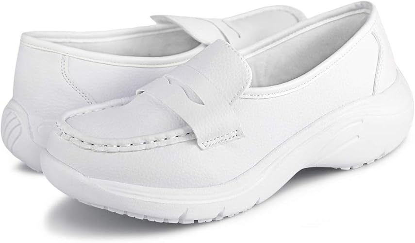hawkwell women's lightweight comfort slip resistant nursing shoes