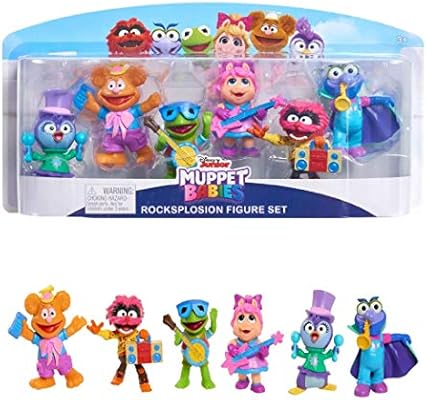disney junior muppet babies playroom figure set