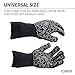 Premium Flamen Heat Resistant Gloves (932F, 500C), Aramid Oven mitts with Maximum Heat Resistance for Daily Kitchen Camping Cooking Grill and BBQ Use Perfect Grip and Universal Size