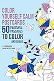 Color Yourself Calm Postcards: 50 Peaceful Passages to Color and Share by 