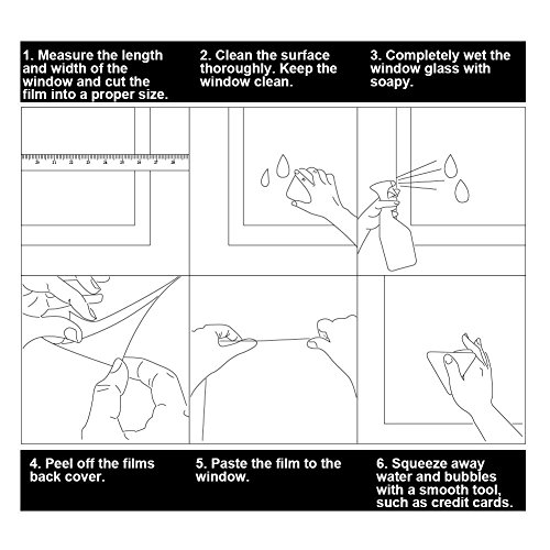 3 MAGGIFT+Privacy+Decorative+Non+Adhesive+Control