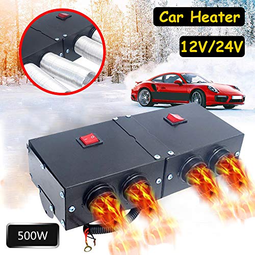 Auto Heater - SUNWAN 12V 500W Auto Heater Kit High Power Snelle Verwarming Ventilator Ontdooi Defogger Voor Automobiel… - Afbeelding 3