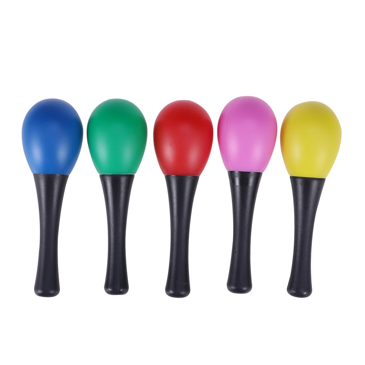 LUOEM 10 Pairs Egg Shaker Percussion Musical Egg Maracas Kids Toys (Random Colour)