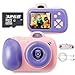 beiens Digital Video Camera for Kids, 24MP Selfie Dual Cameras, 32G SD Card, 1080P 2.0 inch HD IPS Screen, USB Charge, Best Birthday Gifts Kids Camera Toys for Girls and Boys (Pink)