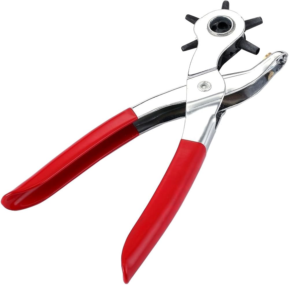 AMPM24 Revolving Leather Strap Watch Band Belt Hole Punch