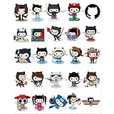 Github Laptop Stickers Pack for Developer [25PCS] Programming Stickers of Front-end dev,Back-end Languages Stickers for Programmers Hackers Engineers Software Developers Geeks Coders (Octocat)