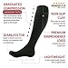 Compression Socks for Men & Women (Lightweight) (One Pair) (CoalBlack) (Medium)