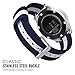 Gear S3 Watch Band, MoKo Fine Woven Nylon Adjustable Replacement Band Sport Strap for Samsung Gear S3 Frontier / S3 Classic / Moto 360 2nd Gen 46mm Smart Watch, Blue & White