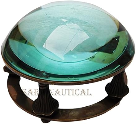 Amazon Com Sara Nautical Tabletop Magnifying Glass Brass Antique