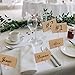 Habbi 32 pcs Table Card Holders, Table Number Holder Place Card Holders Name Holders for Table (Rose Gold)